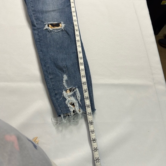 KanCan Blue Skinny Jeans with Modern Fading - Picture 8 of 9